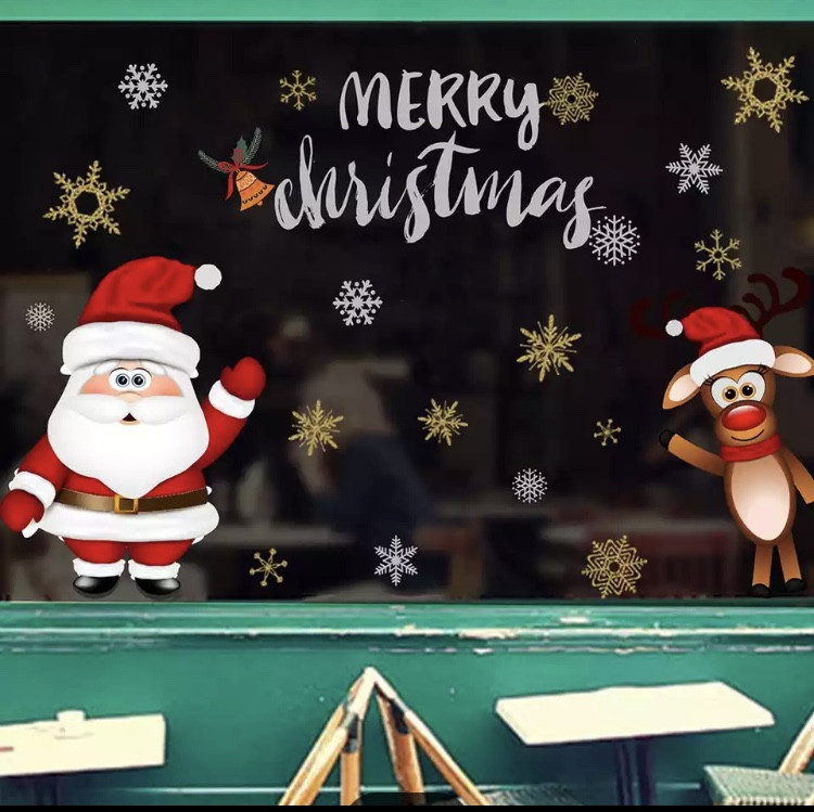 Наклейки новогодние 