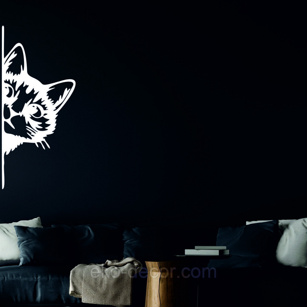 Декоративне настінне 3D Панно «Кіт» Декор на стіну з об'ємом (ціна за 1 шт) Київ - фото 5