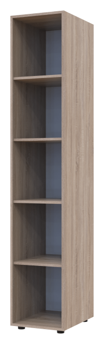 Пенал відкритий Doros Гелар 38,2х49,5х203,4 см Дуб сонома (DRS-011142) Дніпро - фото 2