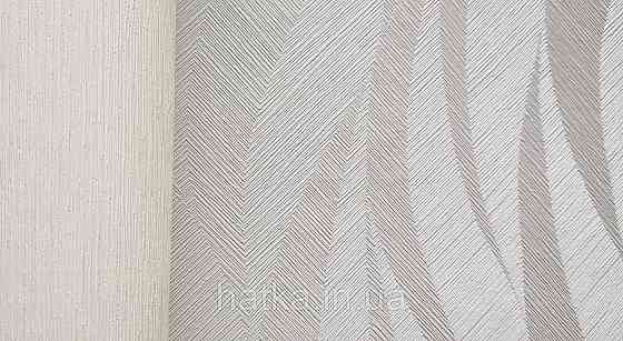 Шпалери вінілові на флізеліні Grandeco Time метрові абстракція структурні хвилі смуги сірі блакитні срібло Київ