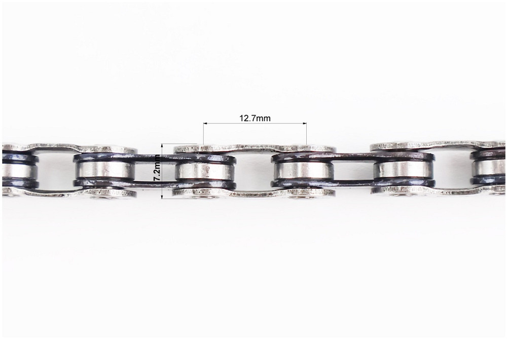 Ланцюг приводний 1/2х3/32х116L 7/8 швидкостей, сіро-чорний IG 51, НЕ оригінал Київ - фото 2