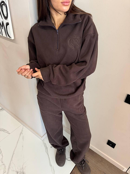 Жіночий теплий повсякденний костюм двійка  двосторонній фліс Одеса - фото 3