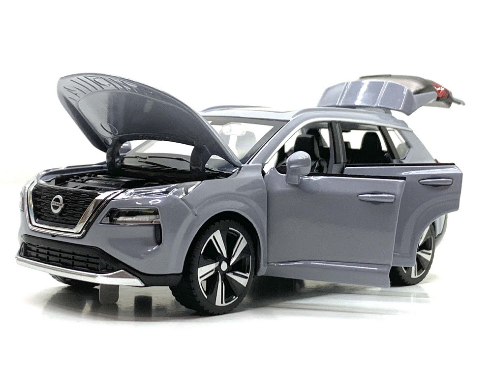 Машина TK Union Group Nissan x trail металопластик 1:32 звук світло інерція Сіра (ТК-10415) Чернігів - фото 9