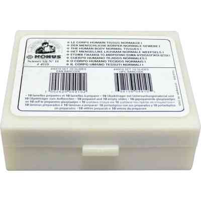 Набор микропрепаратов Konus Здорові тканини людського тіла, частина I 10 шт (4910) Винница