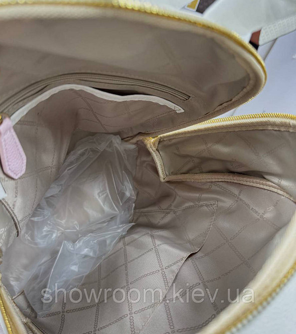 Жіночий брендовий рюкзак Michael Kors Erin white Lux Київ - фото 7