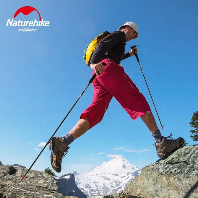 Трекінгова палиця Naturehike ST08 NH18D020-Z (110 см) Бордова Вінниця - фото 7