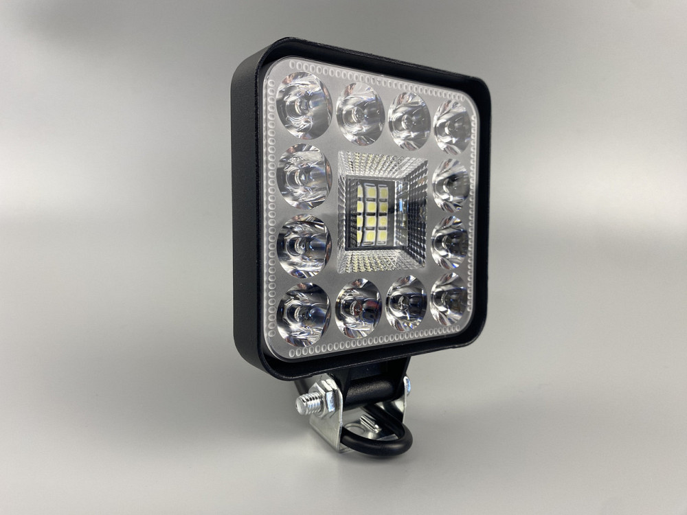Фара LED квадратна 48W 6000K (28 діодів) (8.5 см х 8.5 см х 1.5 см) Mini Мукачево - фото 2