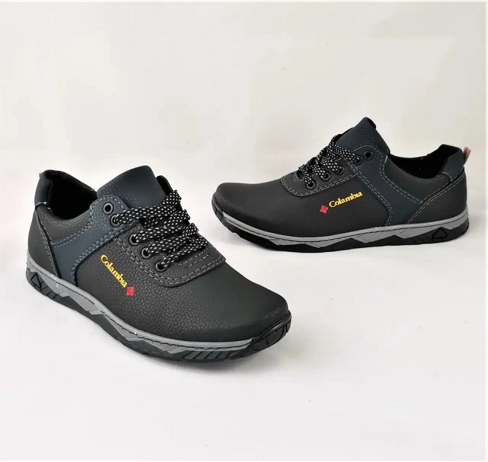 Кроссовки Мужские Чёрные Мокасины Кожаные Туфли (размеры: 40) Видео Обзор Днепр - изображение 2