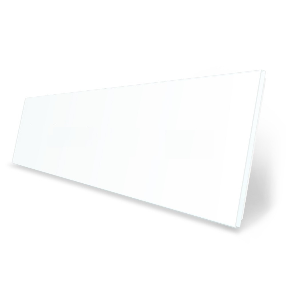 Рамка 5-постова порожня Х сенсорів (Х-Х-Х-Х-Х) LIVOLO, загартоване скло, біла, 365×80 мм (VL-P700/00/00/00/00-10W) Коломия - фото 5