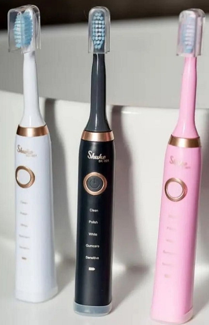 Электрическая зубная щетка Shuke SK-601 c 4 насадками на аккумуляторе. Киев - изображение 6