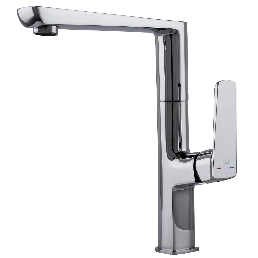 Змішувач для кухні TOPAZ LEXI TL 21401-H57, Шланги TAQ-M1055 Тернопіль - фото 1