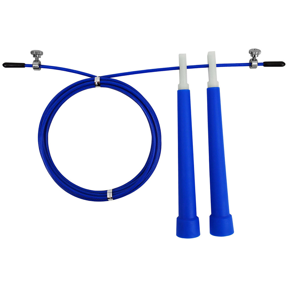 EasyFit Швидкісна скакалка EasyFit Speed Cable Rope 3 м для схуднення, синя Коломия - фото 7