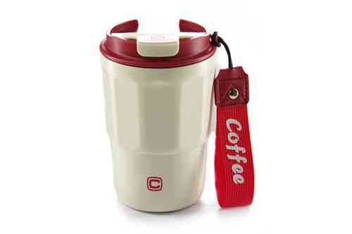 Термокружка з поїлкою White/Red 400 мл СИЛА Харків