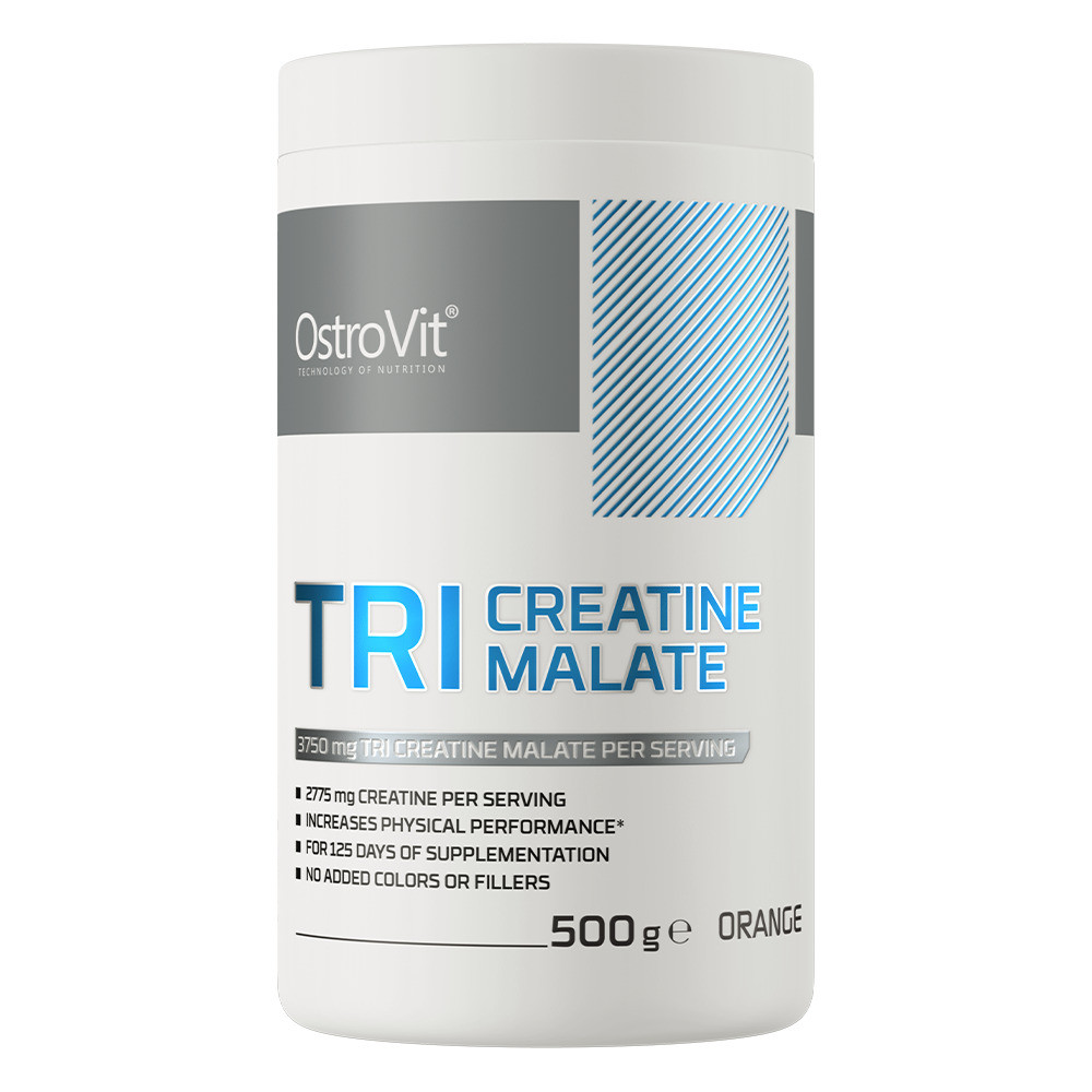 Креатин OstroVit Tri Creatine Malate 500 g (Orange) Луцьк - фото 1