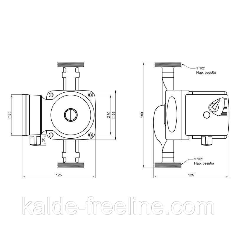 Насос циркуляційний Thermo Alliance LPS 25/60/180 Харків - фото 2