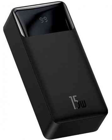 Портативна батарея Power bank Baseus Bipow Digital Display 30000mAh 15W PPDML-K01 Чорний Вінниця