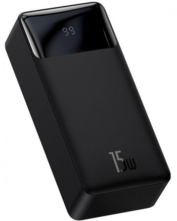 Портативная батарея Power bank Baseus Bipow Digital Display 30000mAh 15W PPDML-K01 Черный Винница - изображение 1