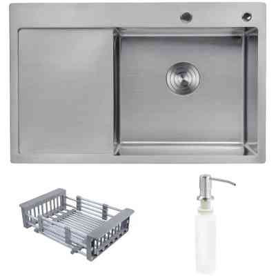 Мойка кухонная Kroner Geburstet-7849RHM (CV025276) Винница