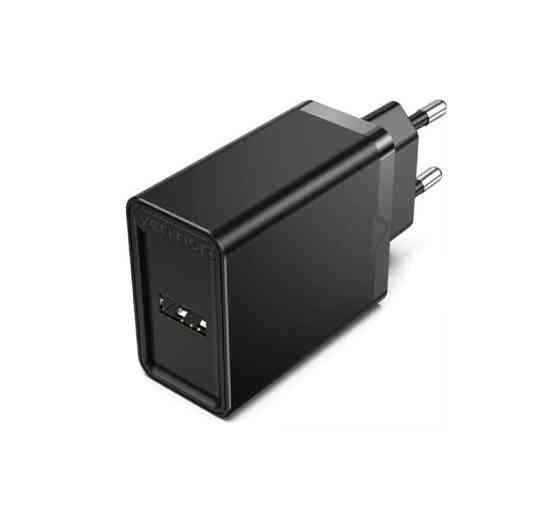 Зарядний пристрій Vention 1-port USB Black Київ