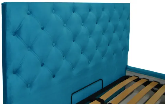 Кровать Двуспальная Coventry Comfort 180 х 200 см Missoni 016 С подъемным механизмом и нишей для белья Голубой Киев