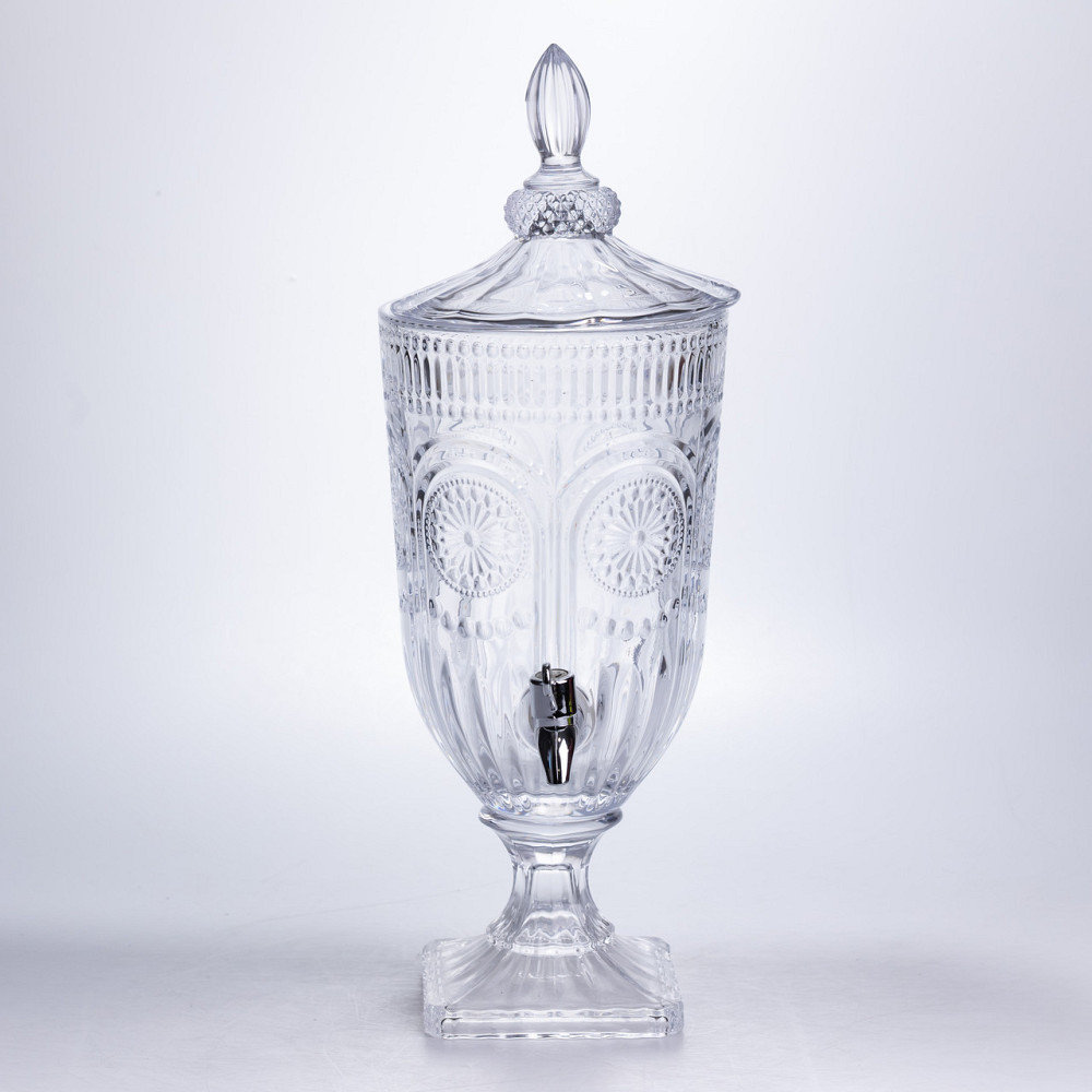 Лимонадниця з краном скляна 3 л диспенсер для напоїв лимонадник із краном HP-19-290 Коломыя - изображение 1