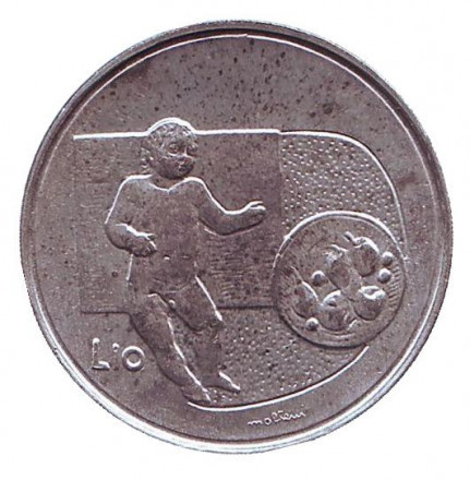 Монета 10 лір. 1976 рік, Сан-Марино.UNC Полтава - фото 1