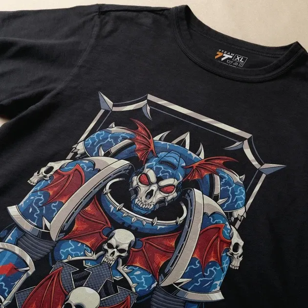 Футболка для подростка мальчика с принтом WarHammer 40K Night Lord140 Размер 160 Anime10760 Днепр - изображение 3