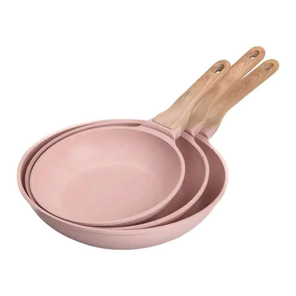 MGC Набір із 3 алюмінієвих сковорідок з товстим дном та антипригарним покриттям MGC HP-4-410P Коломия - фото 1