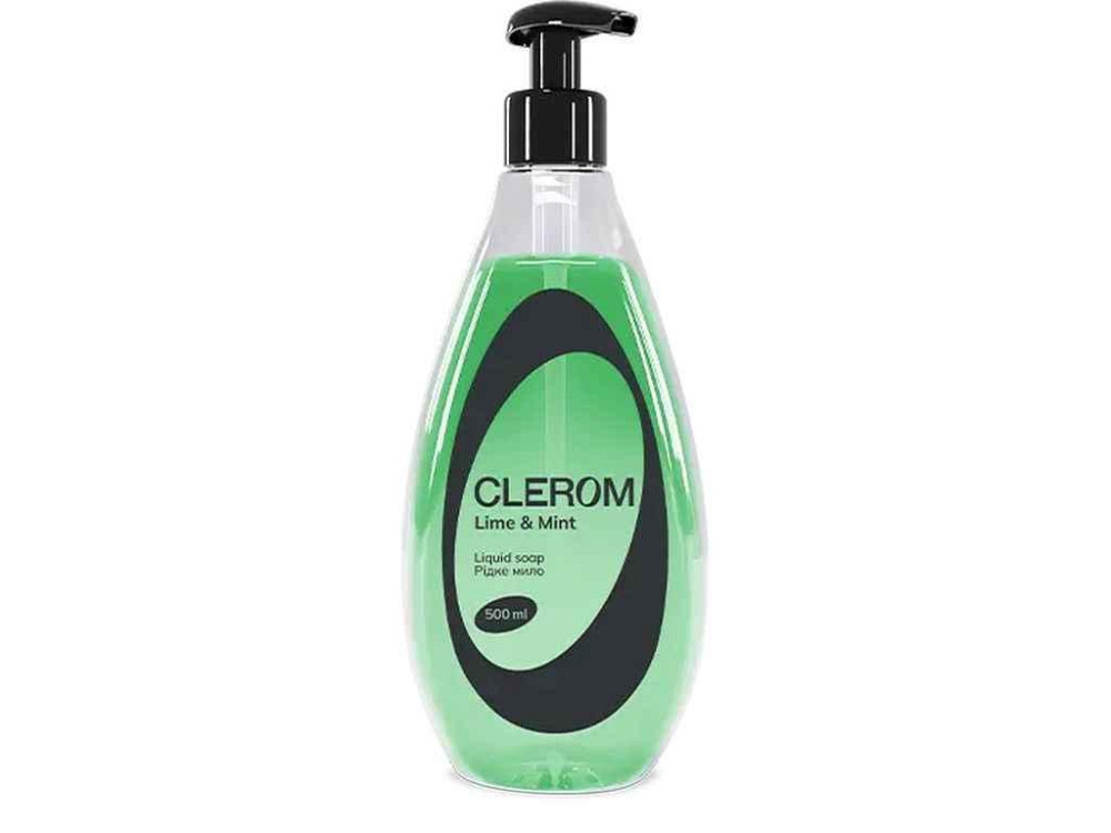 Мыло жидкое 500мл Lime and mint ТМ CLEROM Киев - изображение 1