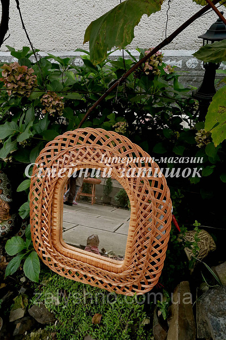 Дзеркало плетене з лози Київ - фото 5