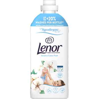 Кондиционер для белья Lenor Для чувствительной кожи Свежесть хлопка 1.239 л (8700216724470) Винница