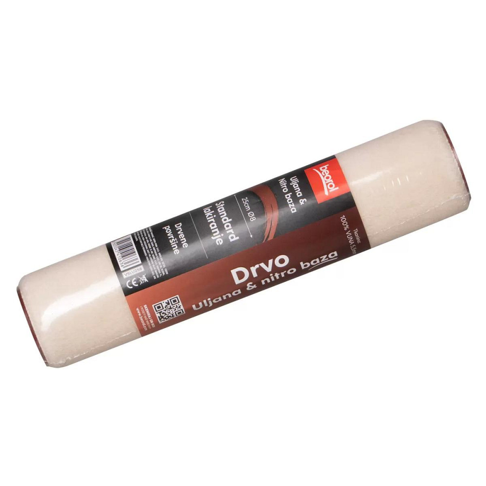 Валик для лаку Beorol Standard Varnish Roller (oil base) 25 см Ø8 Київ - фото 2