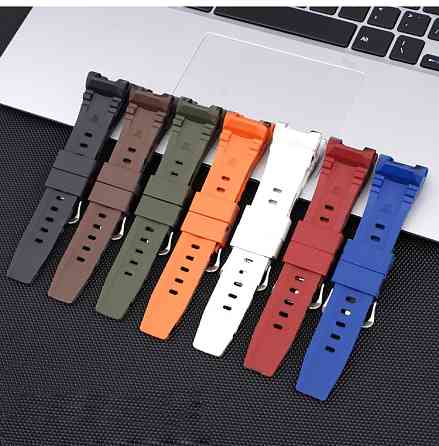 Ремешок для Casio G-Shock GST-W300 Dark Blue SI SBR Киев