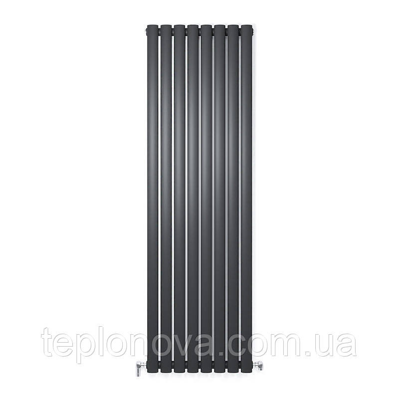 Дизайнерский радиатор 1500/472 (мм) чёрный мат IDEALE ADELE (боковое подключение) 11 8/1500/472 Черновцы - изображение 10