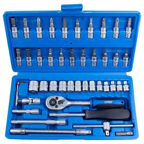 Набор торцевых насадок и биты 1/4