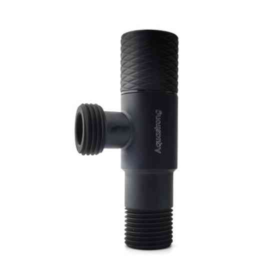 Кран угловой нерж. AQUASTRONG D8 M1/2 х M3/4 (D815) Київ