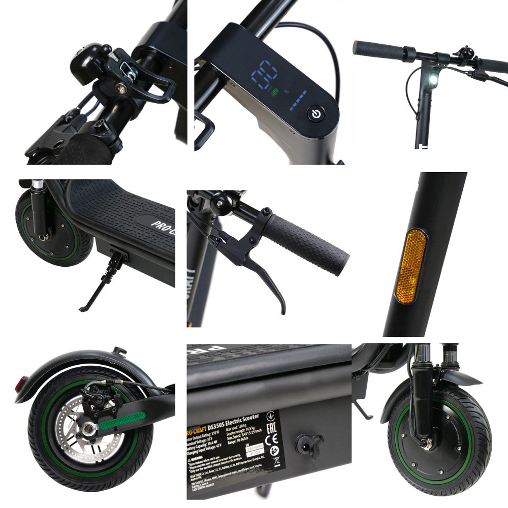 Електричний самокат Procraft DS350S (350 Вт, до 25 км/год, до 120 кг) – Гарантія 36 міс Львів - фото 10