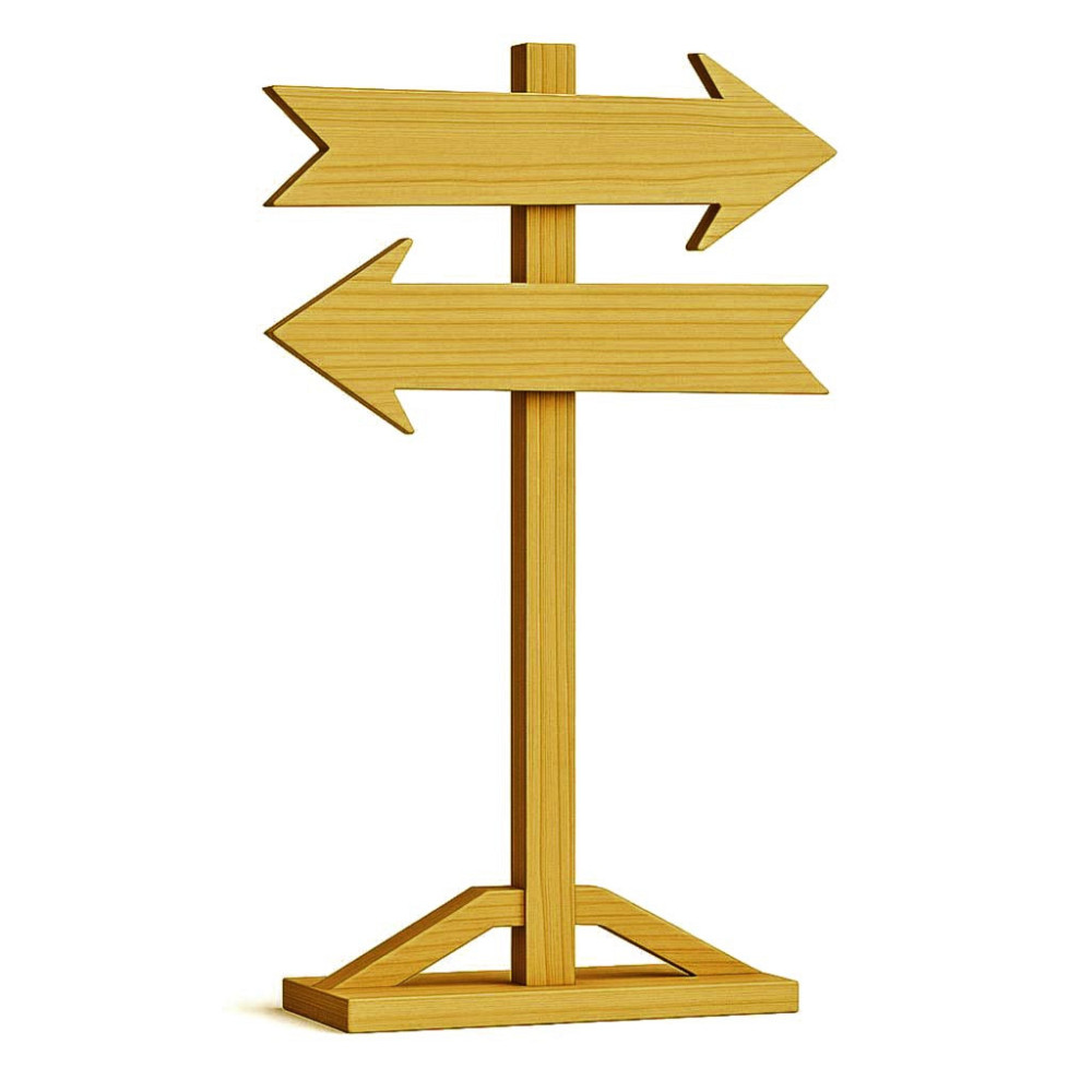 Напольная стрелка-указатель 