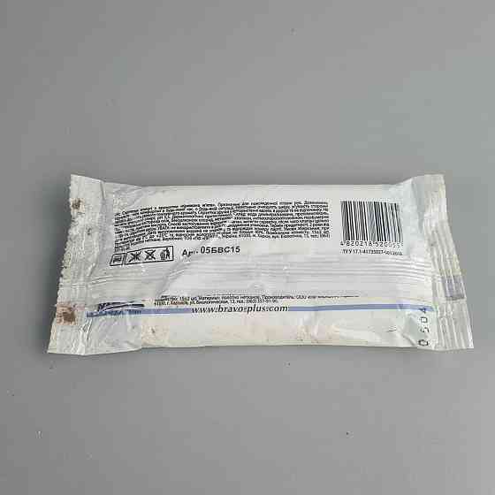 Волога серветка 15 шт "Bravo" М'ята УЦЕНКА (1 пачка) Харків