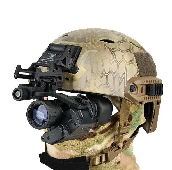 Прилад нічного бачення Night Vision PVS-14 4х (до 400м) із кріпленнями на шолом Вінниця - фото 1