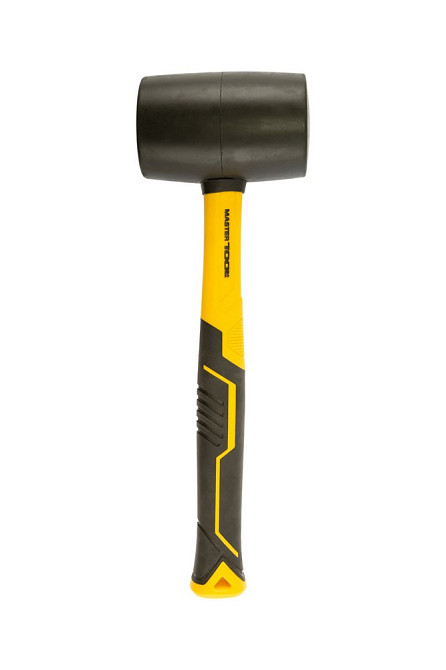 MASTERTOOL Киянка гумова MASTERTOOL 66 мм 680 г фібергласова ручка чорна 02-2303 Киев - изображение 4
