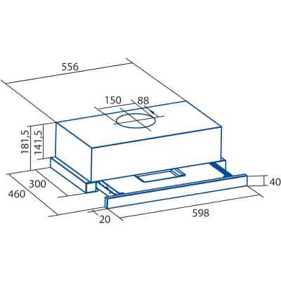 Вытяжка кухонная Cata TFH 6430 gwh Винница