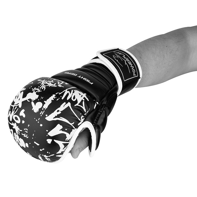 Рукавички для Karate PowerPlay 3092KRT Чорні-Білі XL Кам'янське - фото 6