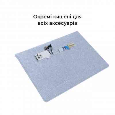 Чохол до ноутбука AirOn 13,3" Premium Grey (4822356710620) Вінниця