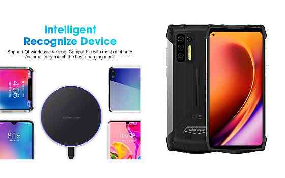 Бездротовий зарядний пристрій Copper до 30W для OPPO Find X8 Pro, USB-C, LED Київ