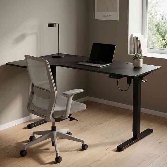 Регулируемый Стол Richman StandUp Corner Black 1450 х 850 BSTc-01 Днепр