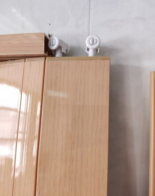 Двері гармошка полуостекленная 1020х2030х10мм ДУБ Світлий №3 Дніпро - фото 2