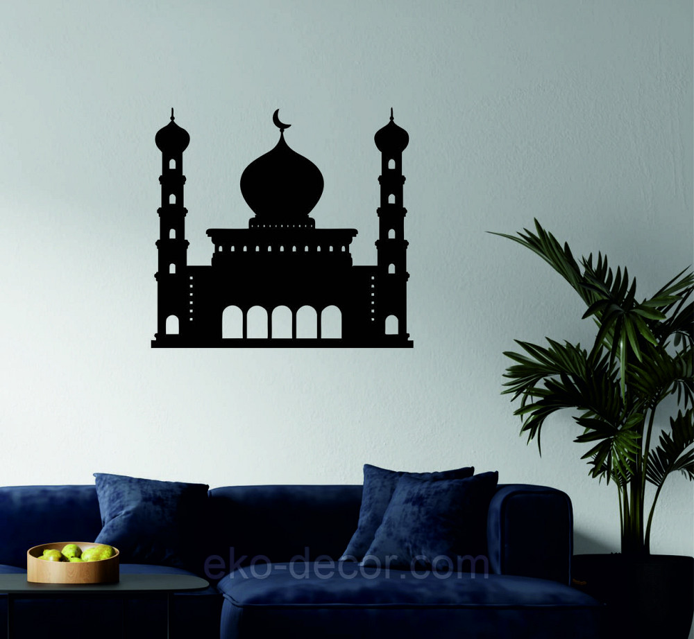 Декоративное настенное Панно «Ислам» Декор на стену 90*82 см, Черный Киев - изображение 2