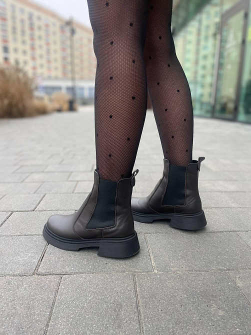 Edan Instruments Черевики жіночі EDAN 217 шоколадні (зима, шкіра натуральна) (5700) Коломия - фото 7