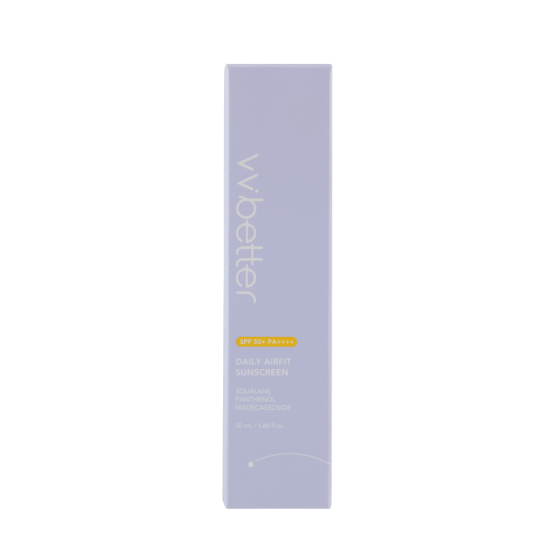 Солнцезащитный крем ежедневный для лица Daily Airfit Sunscreen SPF50+ PA++++ VVbetter 50 мл Винница